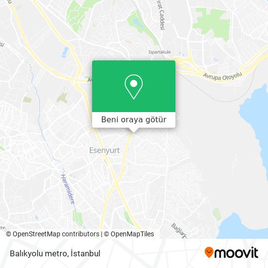 Balıkyolu metro harita