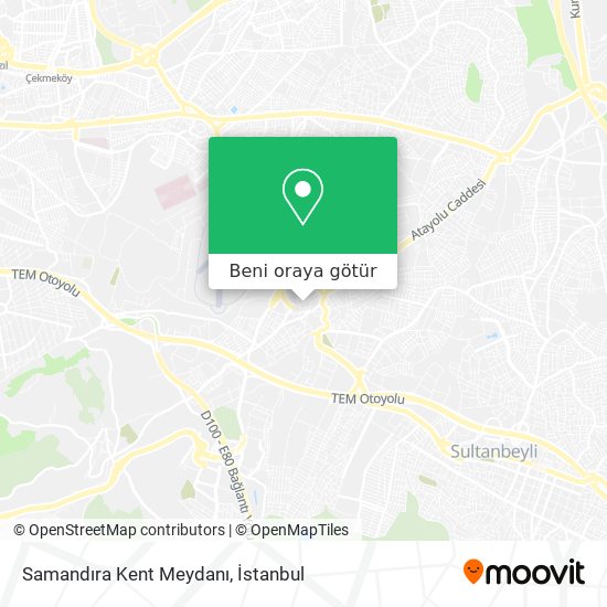 Samandıra Kent Meydanı harita