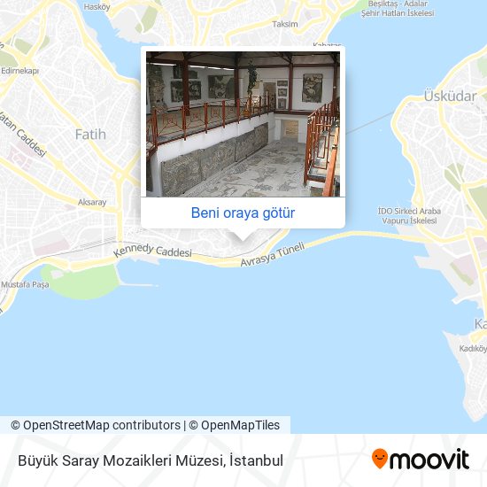 Büyük Saray Mozaikleri Müzesi harita