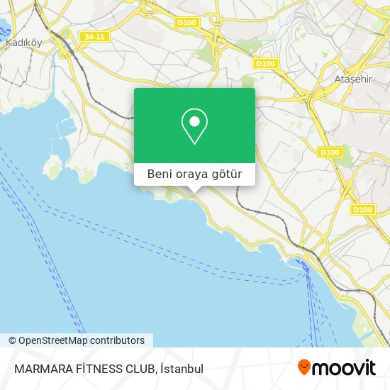 MARMARA FİTNESS CLUB harita