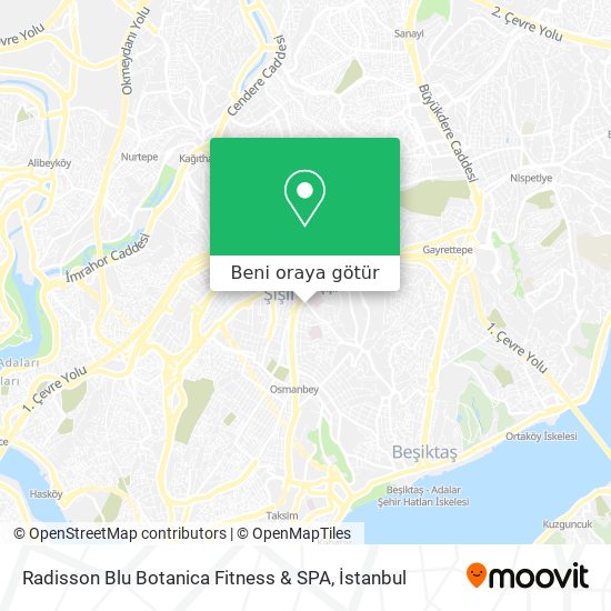 Radisson Blu Botanica Fitness & SPA harita