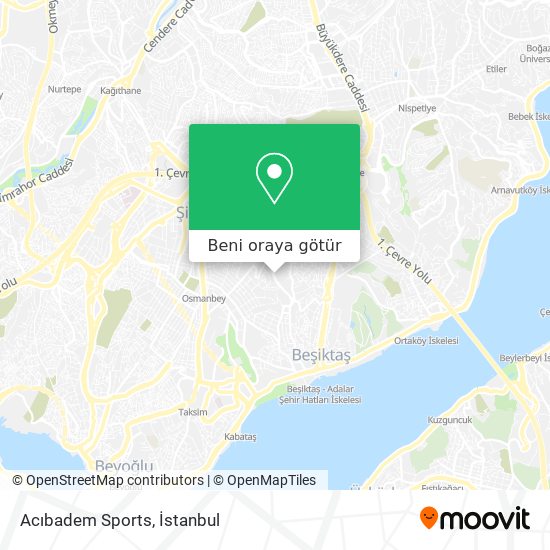 Acıbadem Sports harita