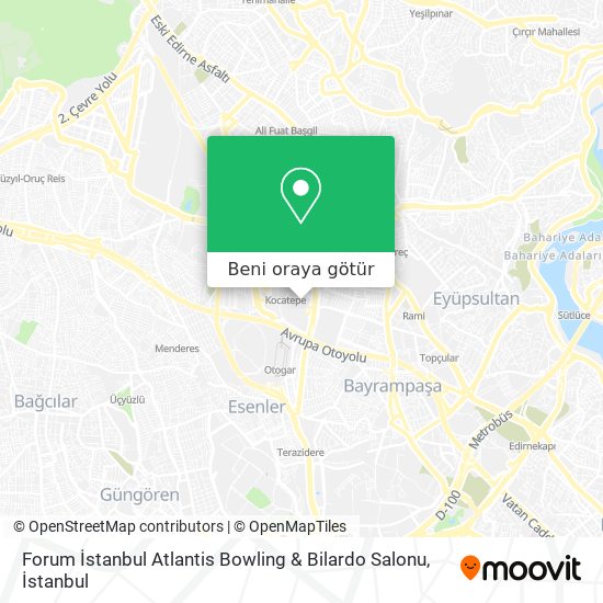 Forum İstanbul Atlantis Bowling & Bilardo Salonu harita