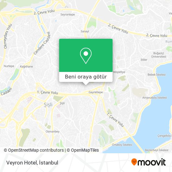 Veyron Hotel harita