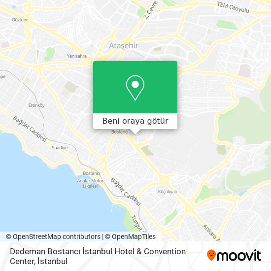 Dedeman Bostancı İstanbul Hotel & Convention Center harita