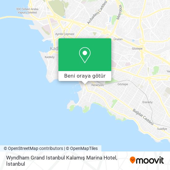 Wyndham Grand Istanbul Kalamış Marina Hotel harita