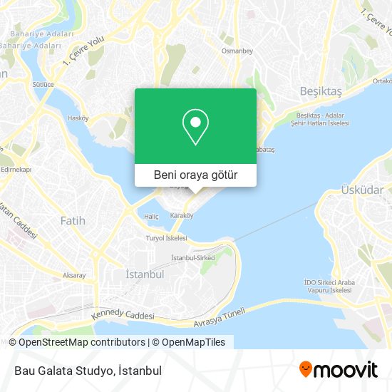 Bau Galata Studyo harita