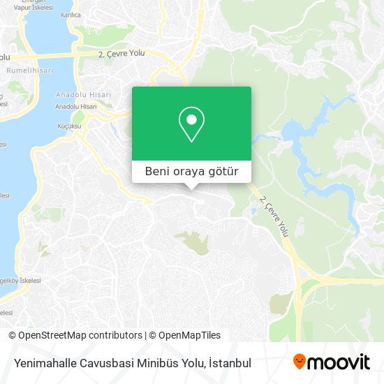 Yenimahalle Cavusbasi Minibüs Yolu harita