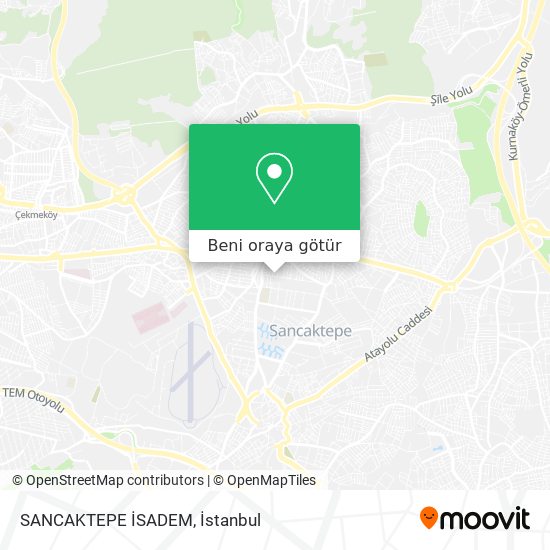 SANCAKTEPE  İSADEM harita