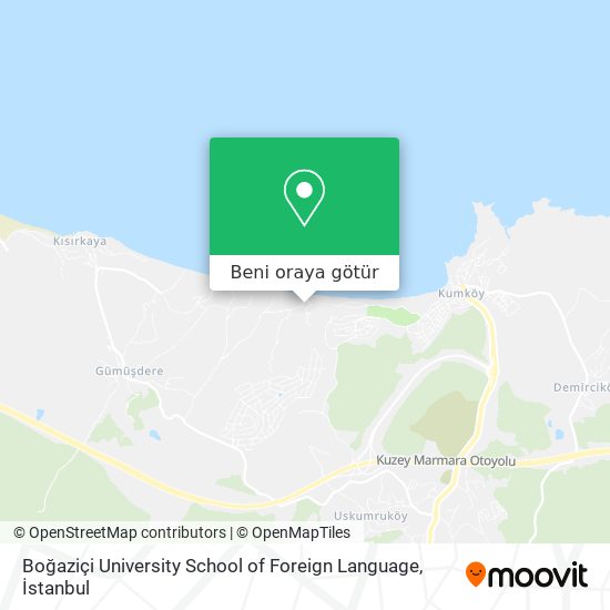 Boğaziçi University School of Foreign Language harita