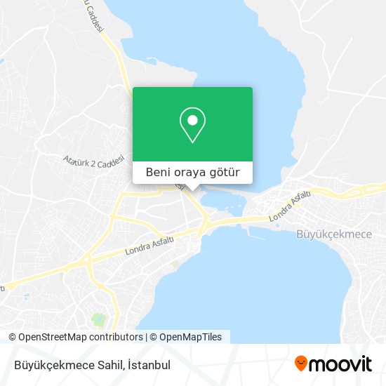 Büyükçekmece Sahil harita