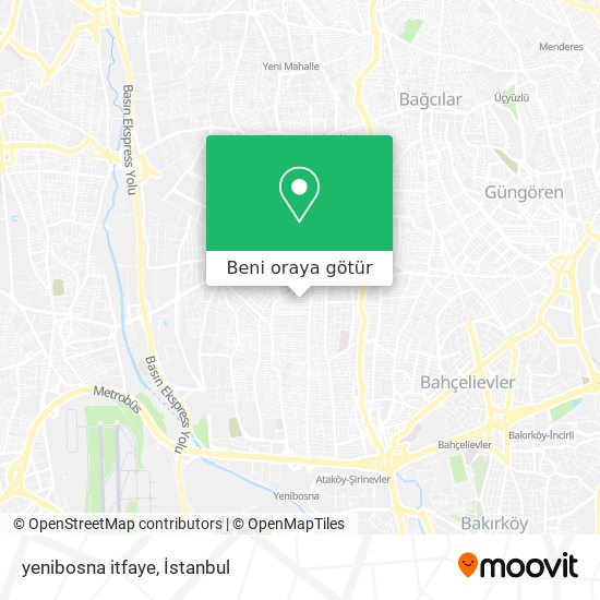yenibosna itfaye harita