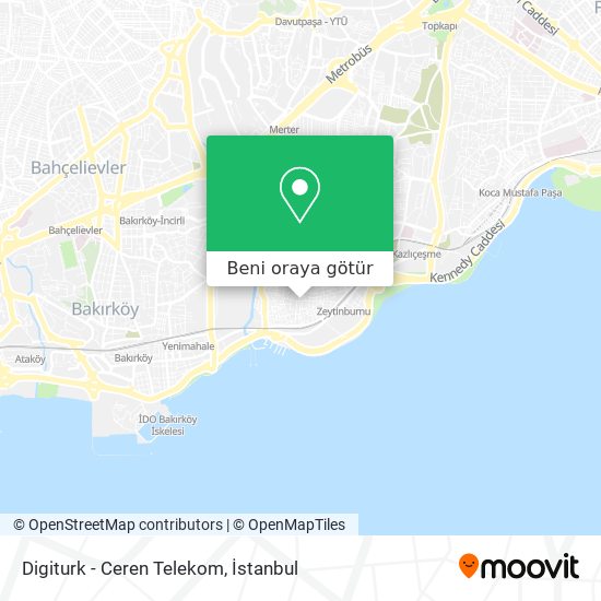 Digiturk - Ceren Telekom harita