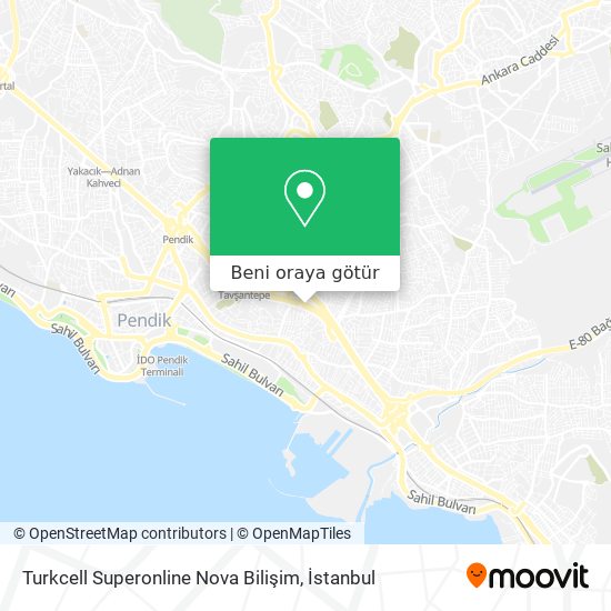 Turkcell Superonline Nova Bilişim harita