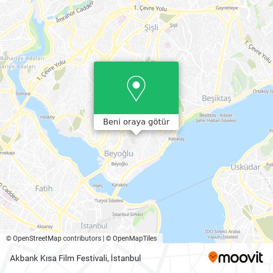 Akbank Kısa Film Festivali harita