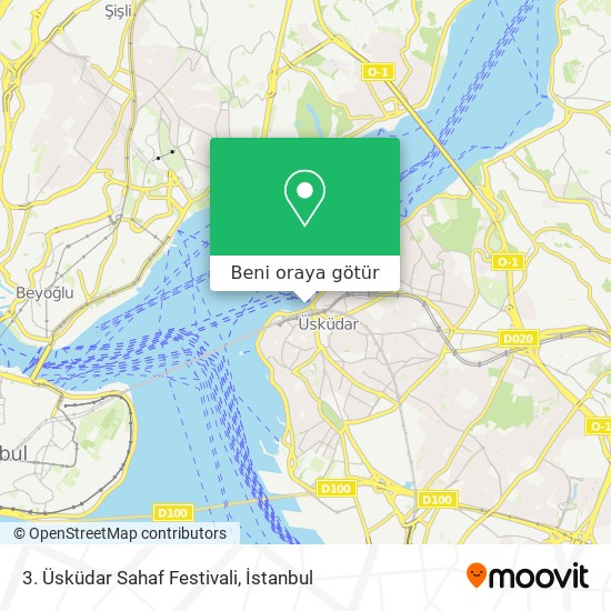 3. Üsküdar Sahaf Festivali harita