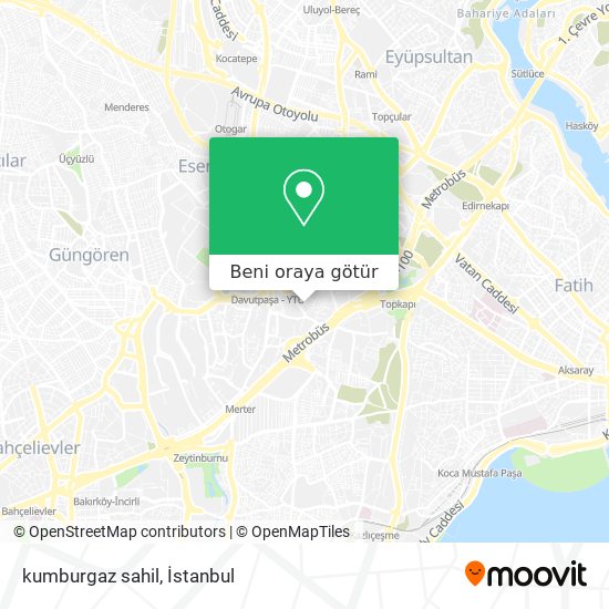 kumburgaz sahil harita