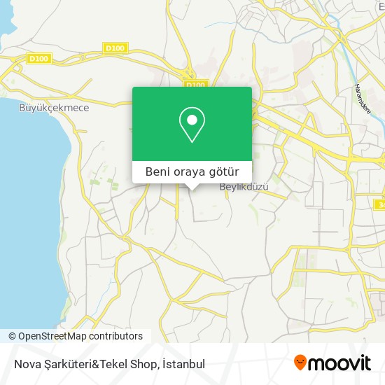 Nova Şarküteri&Tekel Shop harita