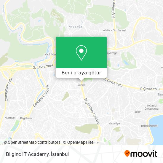 Bilginc IT Academy harita