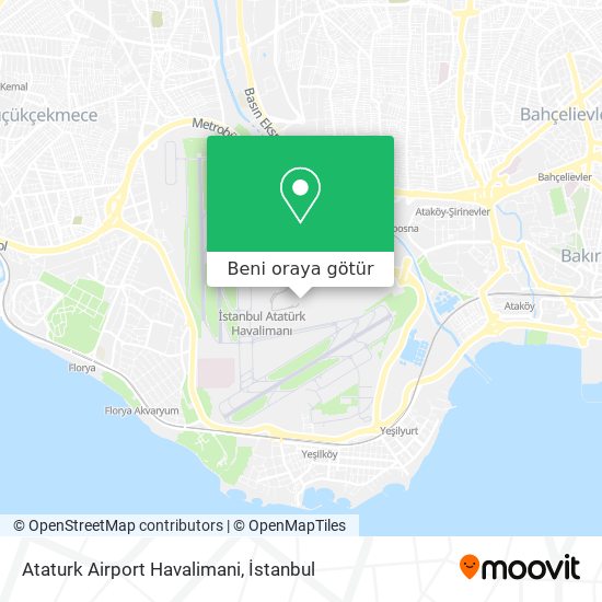 Ataturk Airport Havalimani harita