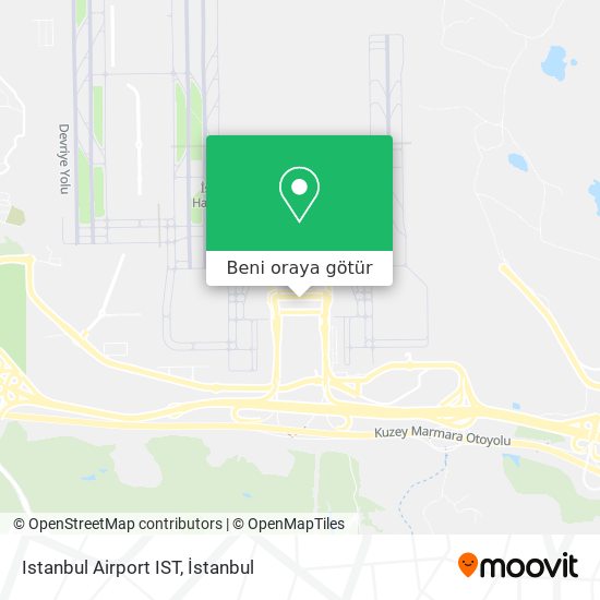 Istanbul Airport IST harita