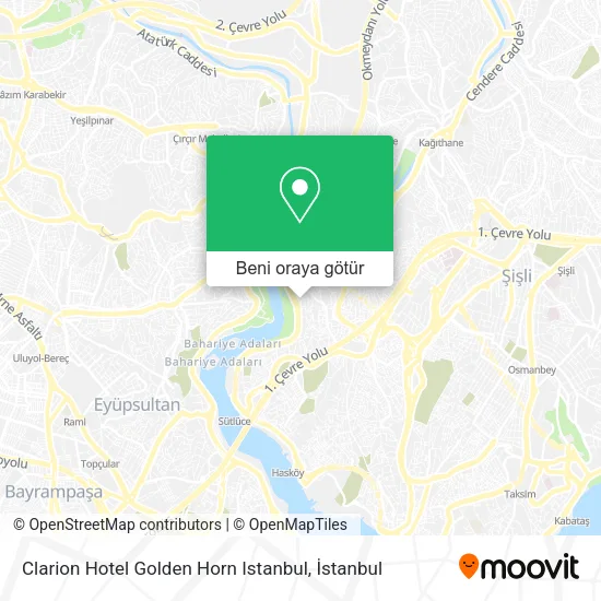 Clarion Hotel Golden Horn Istanbul harita