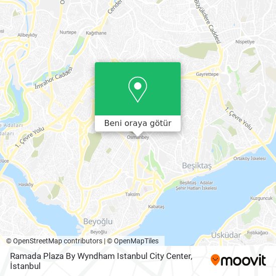 Ramada Plaza By Wyndham Istanbul City Center harita