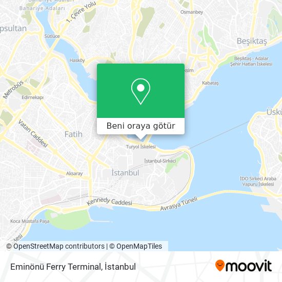 Eminönü Ferry Terminal harita
