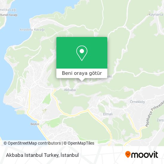 Akbaba Istanbul Turkey harita