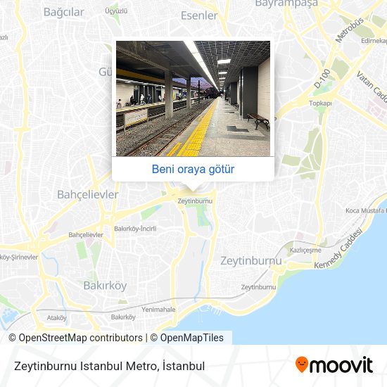 Zeytinburnu Istanbul Metro harita