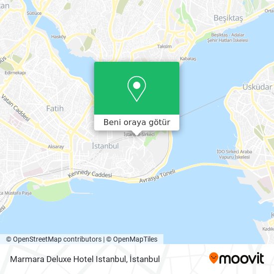 Marmara Deluxe Hotel Istanbul harita