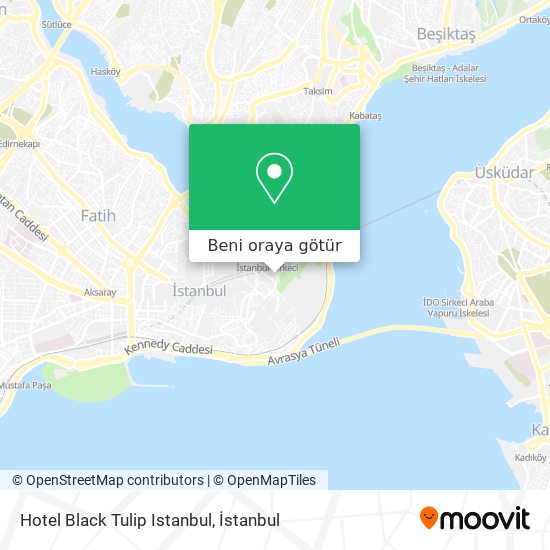 Hotel Black Tulip Istanbul harita