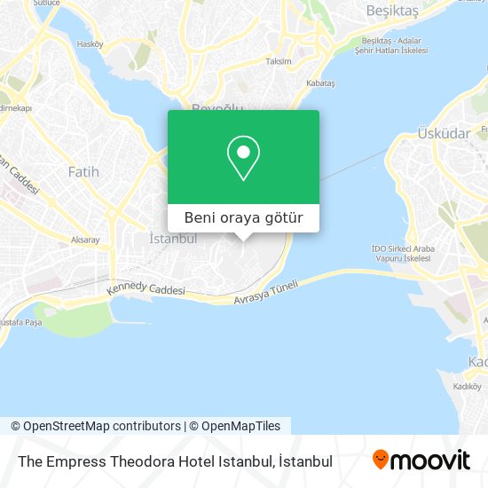 The Empress Theodora Hotel Istanbul harita