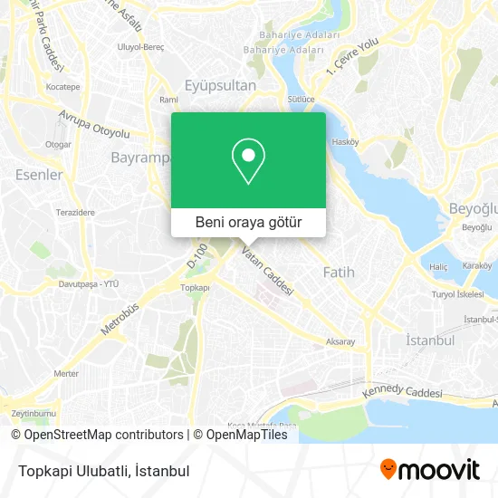 Topkapi Ulubatli harita