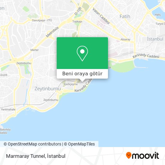 Marmaray Tunnel harita