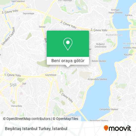 Beşiktaş Istanbul Turkey harita