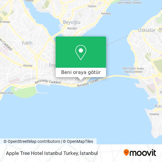 Apple Tree Hotel Istanbul Turkey harita