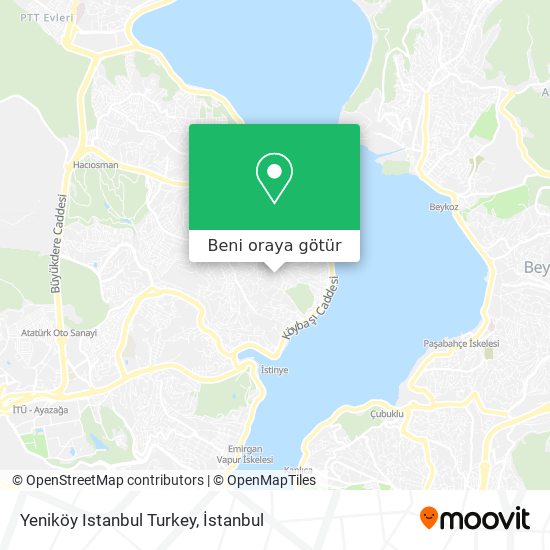 Yeniköy Istanbul Turkey harita