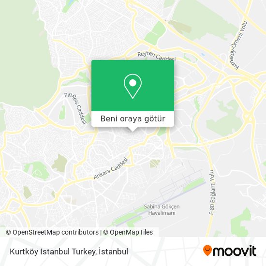 Kurtköy Istanbul Turkey harita