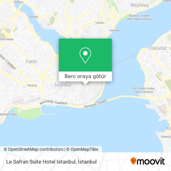 Le Safran Suite Hotel Istanbul harita