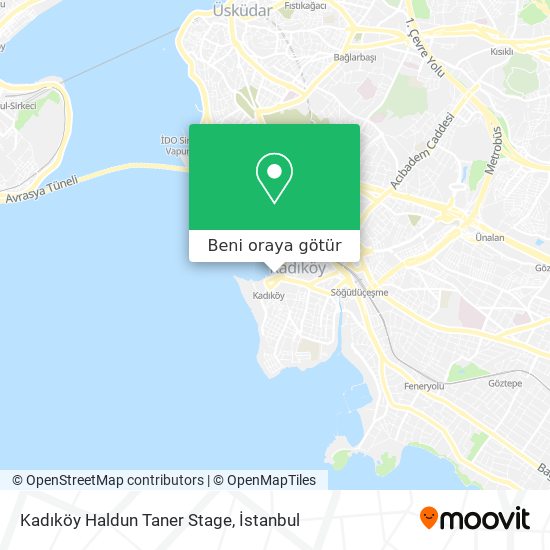 Kadıköy Haldun Taner Stage harita