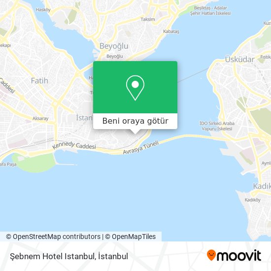 Şebnem Hotel Istanbul harita