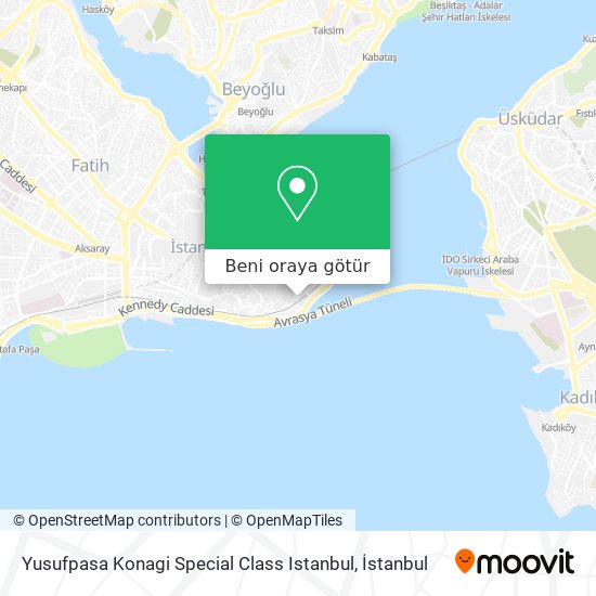 Yusufpasa Konagi Special Class Istanbul harita