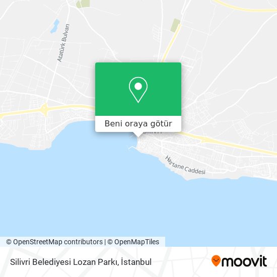 Silivri Belediyesi Lozan Parkı harita