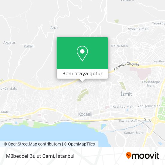 Mübeccel Bulut Cami harita