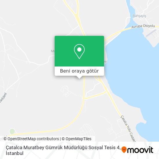Çatalca Muratbey Gümrük Müdürlüğü Sosyal Tesis 4 harita
