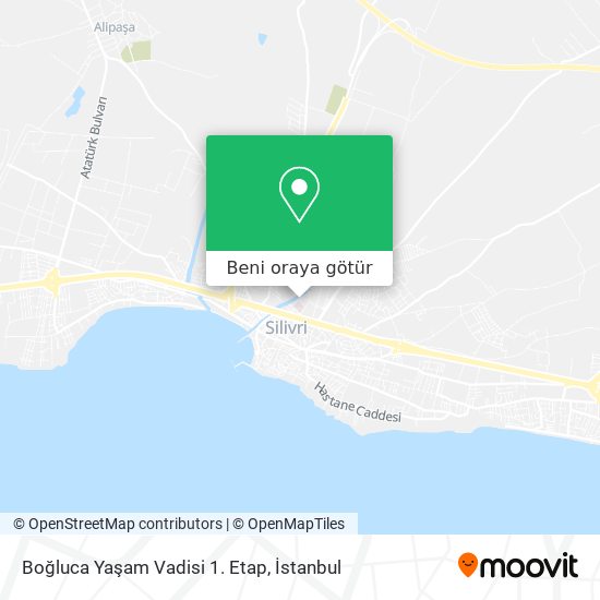 Boğluca Yaşam Vadisi 1. Etap harita