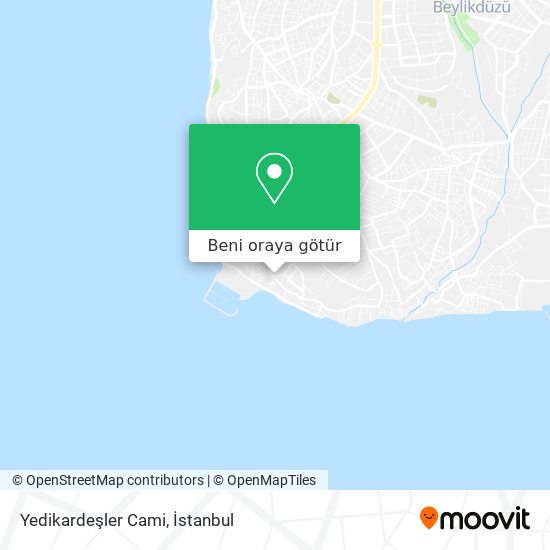 Yedikardeşler Cami harita