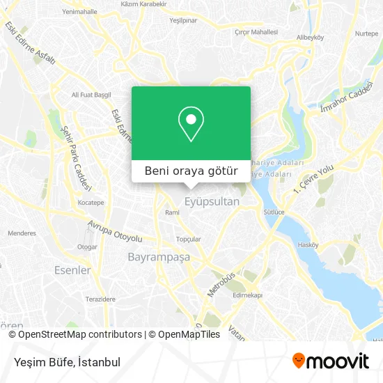 Yeşim Büfe harita