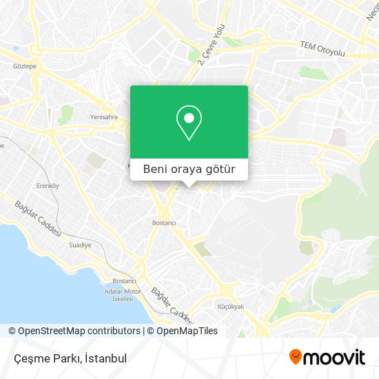 Çeşme Parkı harita